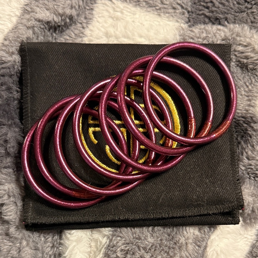 Maroon Budhagirl bracelets